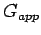 $G_{app}$