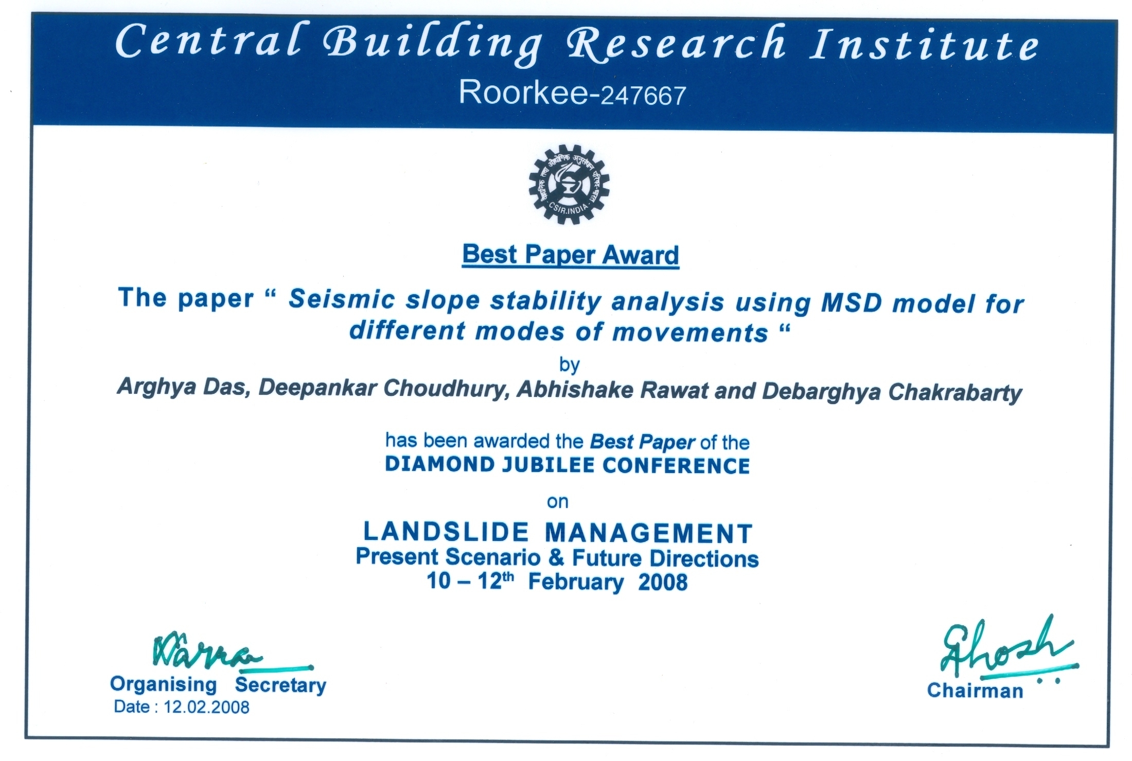 Paper research institutes india