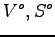 $\displaystyle V^{o},S^{o}$