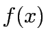 $f(x)$
