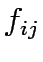 $f_{ij}$