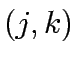 $(j,k)$