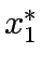 $x_1^*$