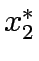 $x_2^*$