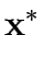 $\displaystyle {\bf {x}}^*$