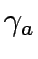 $\gamma_a$