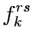 $\displaystyle f_k^{rs}$