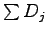 $\sum{D_j}$
