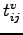 $t_{ij}^v$
