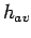 $h_{av}$
