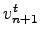 $v^t_{n+1}$
