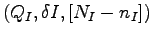 $(Q_I,\delta I,[N_I- n_I])$