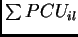 \ensuremath{\sum{}PCU_{il}}