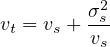 v = v + σ2s-
 t   s  vs
