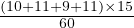 (10+11+69+011)×15