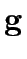 ${\bf g}$