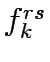 $f_k^{rs}$