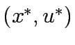 ${(x^*,u^*)}$