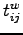 $t^w_{ij}$