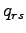 $q_{rs}$