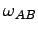 $\omega_{AB}$