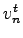 $v^t_{n}$