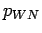 $p_{WN}$