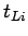 $t_{Li}$