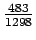 $\frac{483}{1298}$