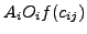$ {A_i O_i f(c_{ij})}$