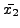 $\displaystyle \bar{x_2}$
