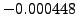 $\displaystyle -0.000448$